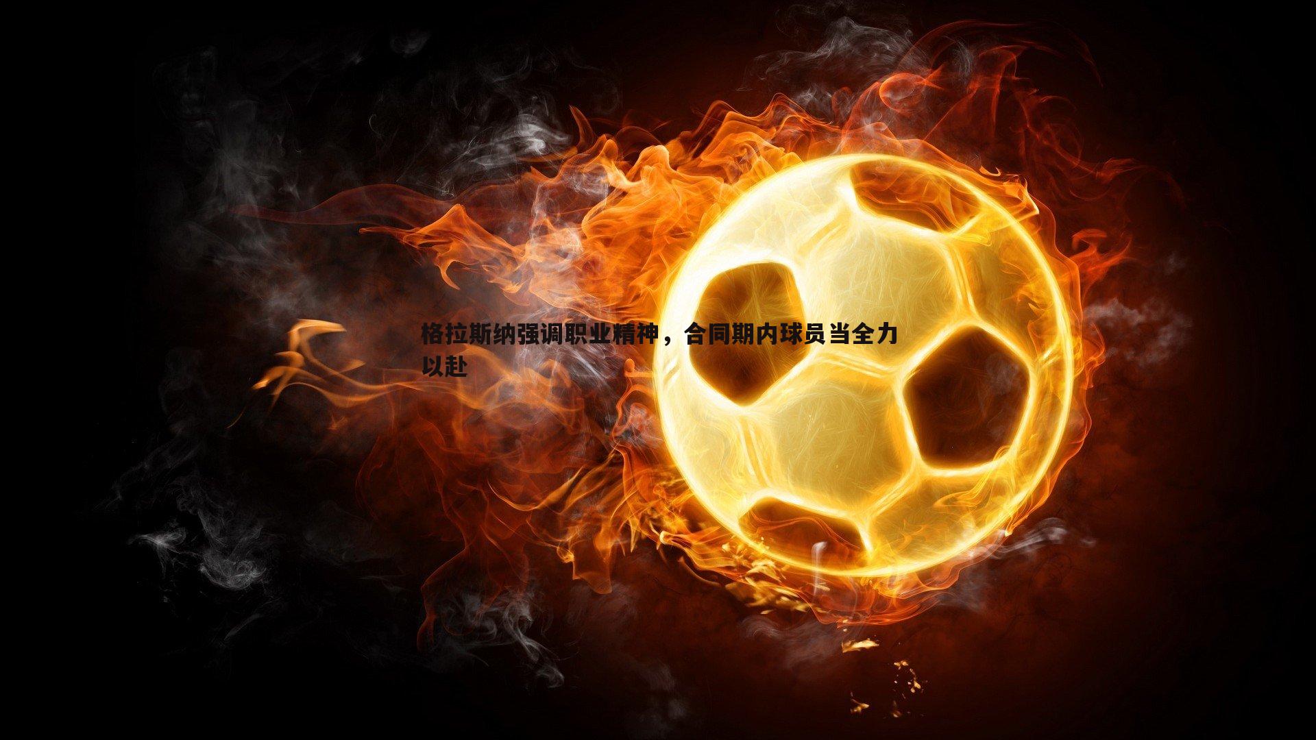 亿兆体育-格拉斯纳强调职业精神,合同期内球员当全力以赴